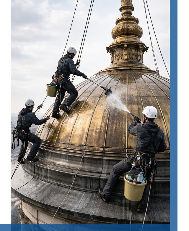 Мойка куполов и шпилей в Стрежевом от 8156 р. - заказать | ВЫСОТНИК-Стж