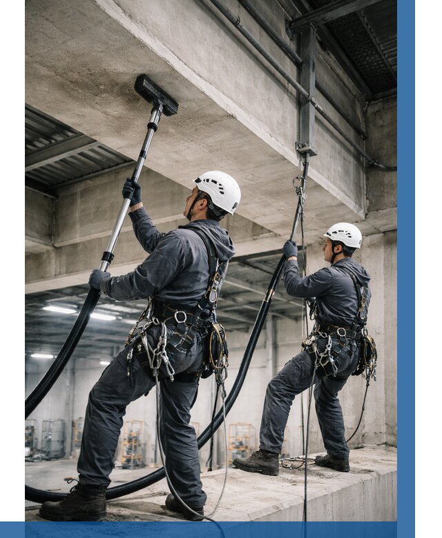 Обеспыливание потолочных конструкций в Стрежевом от 255 р. |ВЫСОТНИК-Стж