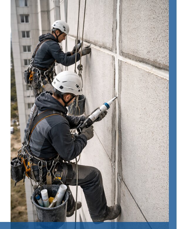 Герметизация межпанельных швов в Стрежевом от 714 р. | ВЫСОТНИК-Стж