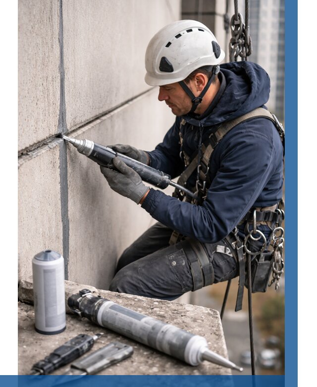 Вторичная герметизация швов в Стрежевом от 459 р. | ВЫСОТНИК-Стж