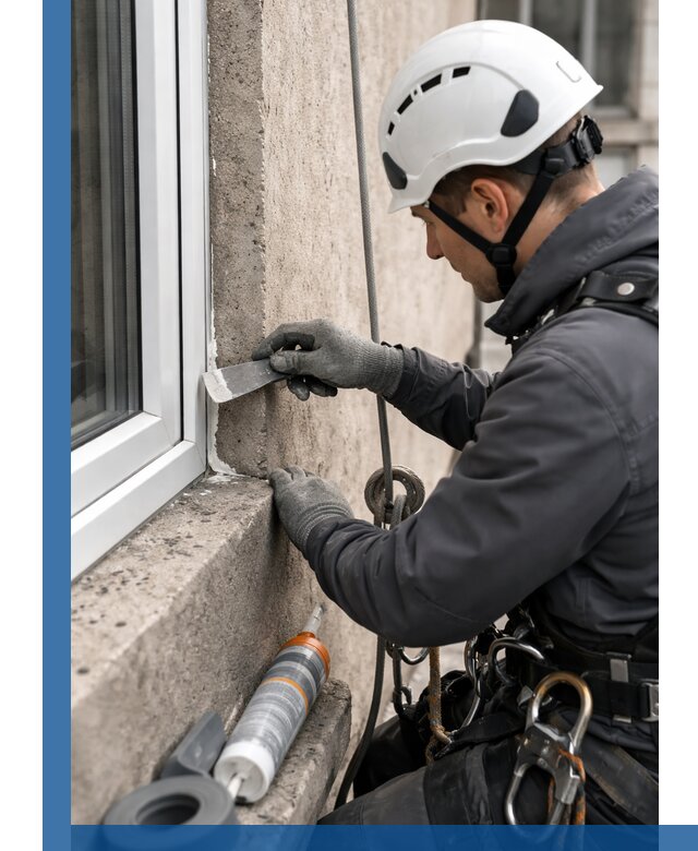 Герметизация монтажных швов окон в Стрежевом с гарантией качества