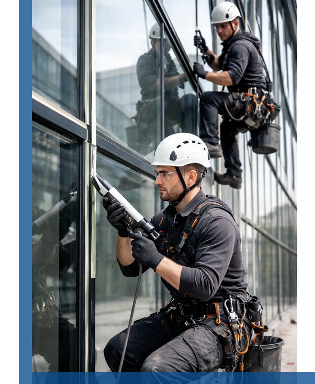 Герметизация витражных швов в Стрежевом для зданий и фасадов