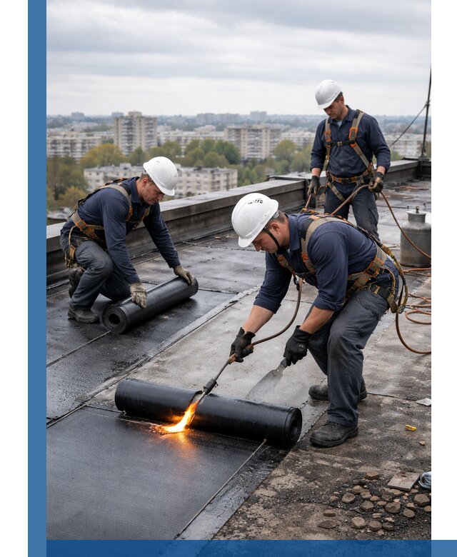 Ремонт наплавляемой кровли в Стрежевом качественно и надежно