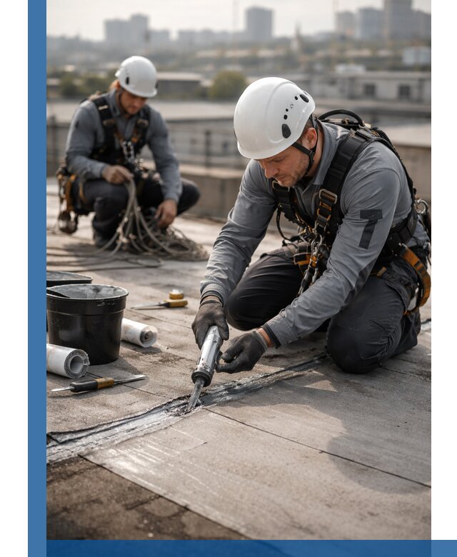 Аварийное и капитальное устранение протечек кровли в Стрежевом