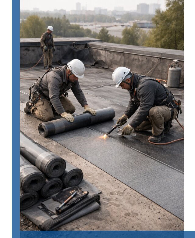 Монтаж мягкой кровли в Стрежевом профессионально и надежно