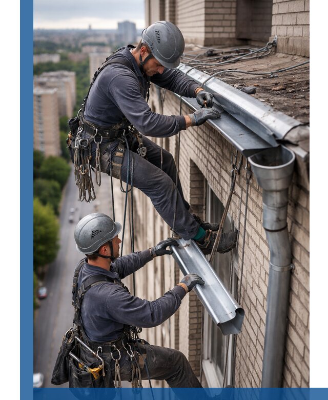 Ремонт водосточных желобов в Стрежевом, быстро и качественно