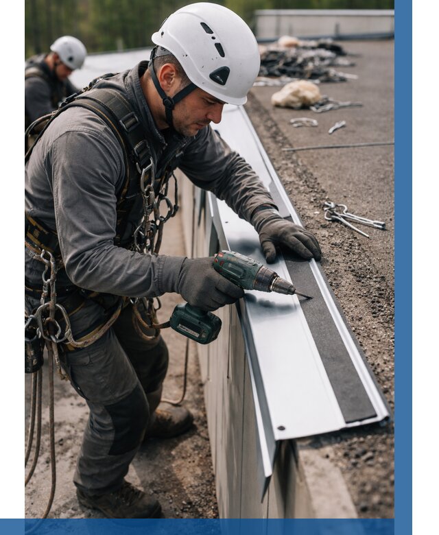 Монтаж капельника на кровле в Стрежевом от 306 р. | ВЫСОТНИК-Стж