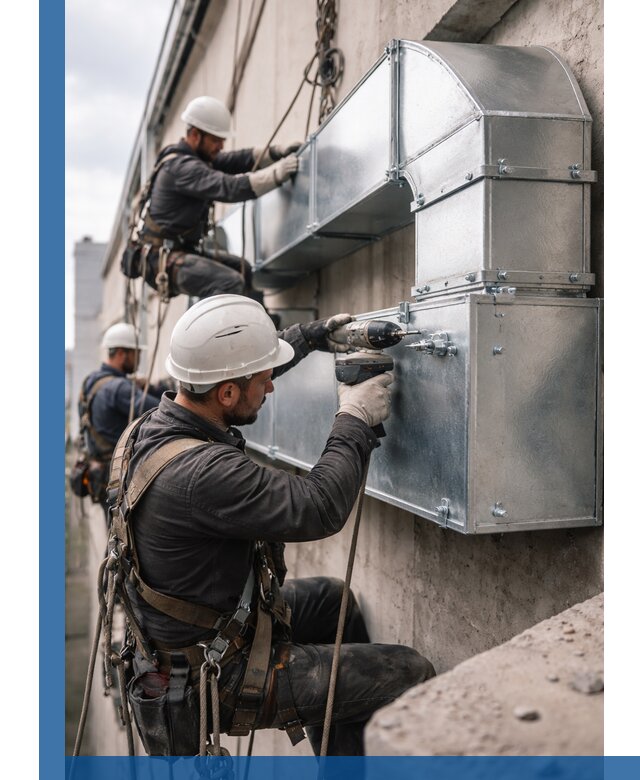 Профессиональный монтаж вентиляционных коробов в Стрежевом под ключ