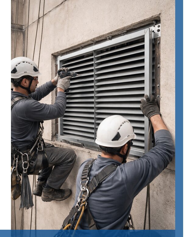 Монтаж вентиляционных решеток в Стрежевом от 4588 р. | ВЫСОТНИК-Стж