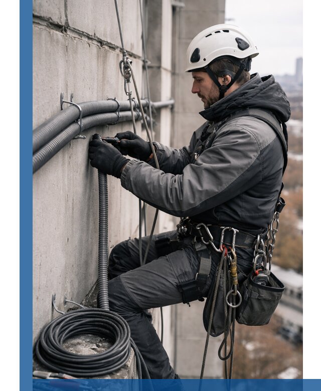 Профессиональный монтаж гофры для кабеля в Стрежевом с гарантией