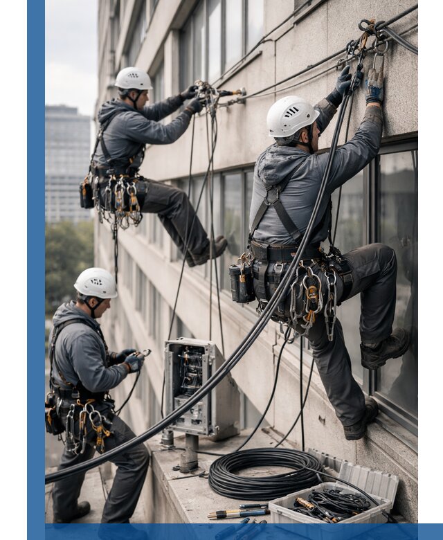 Прокладка оптоволоконного кабеля в Стрежевом под ключ с тестированием