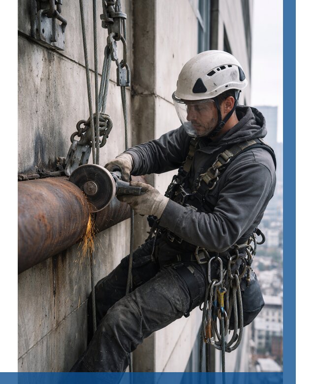 Резка металла на высоте в Стрежевом по цене от 4588 р. | ВЫСОТНИК-Стж