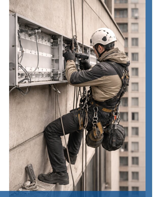 Ремонт вывески на высоте в Стрежевом от 4588 р. | ВЫСОТНИК-Стж