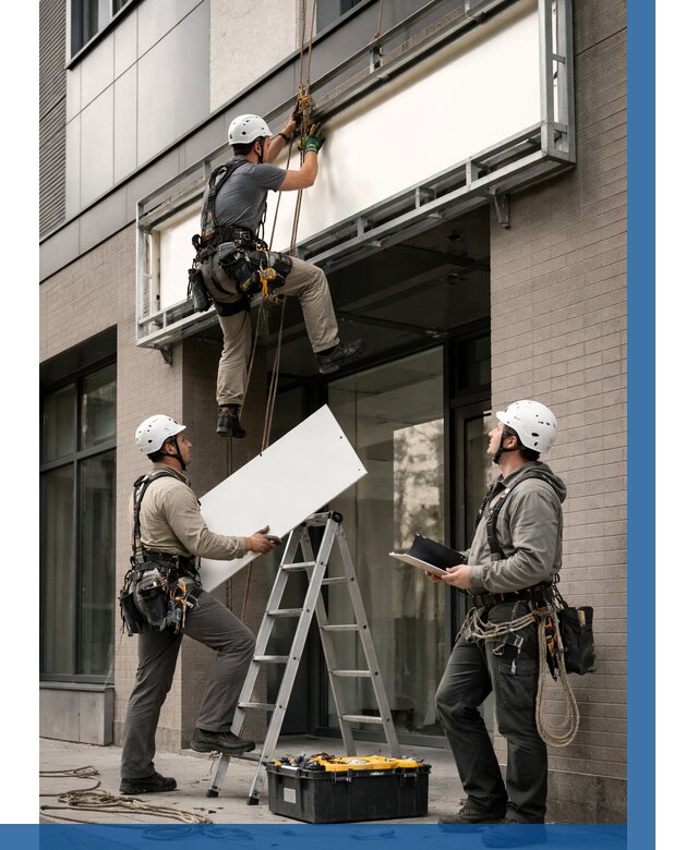 Монтаж светового короба в Стрежевом от 6627 р. | ВЫСОТНИК-Стж