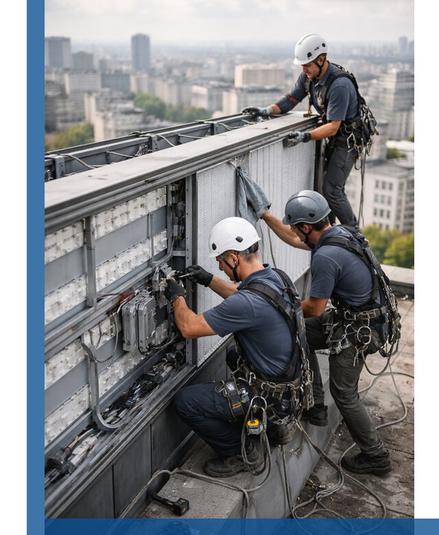 Профессиональное обслуживание крышной рекламы в Стрежевом под ключ