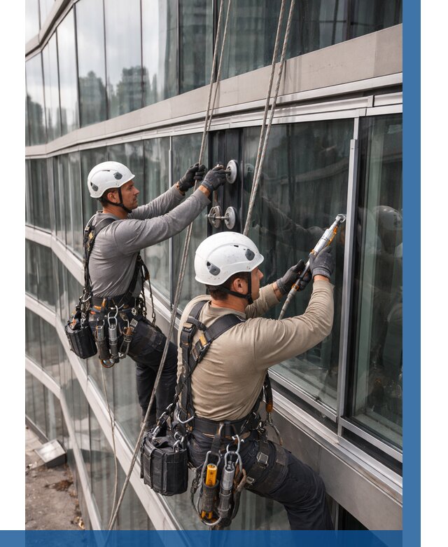 Радиусное остекление фасада в Стрежевом от 12234 р. | ВЫСОТНИК-Стж