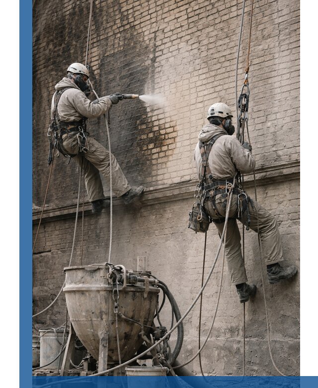 Пескоструйная очистка фасадов в Стрежевом профессионально