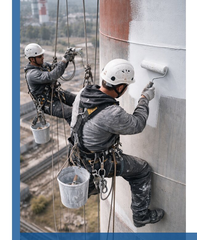 Покраска дымовых труб в Стрежевом: антикоррозийная защита и восстановление