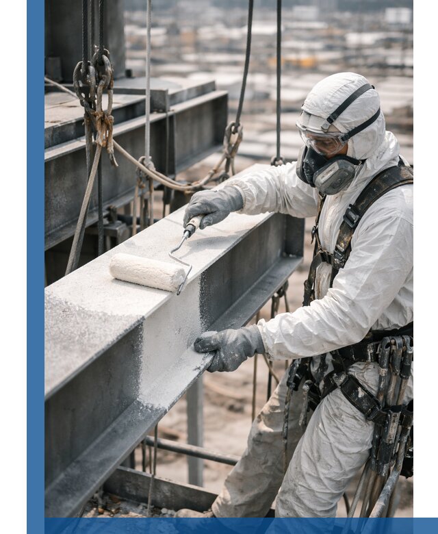 Профессиональная огнезащитная обработка металлоконструкций в Стрежевом