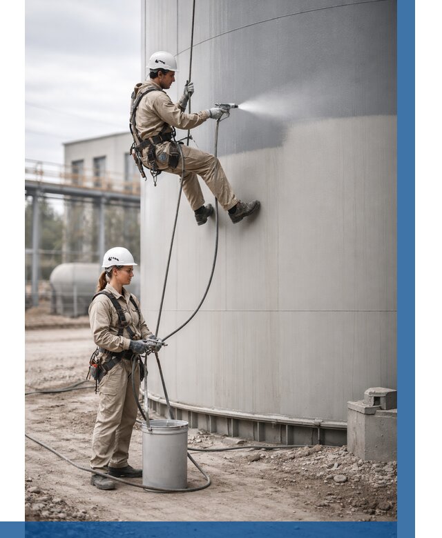 Покраска резервуаров в Стрежевом от 1223 р. | ВЫСОТНИК-Стж — заказать