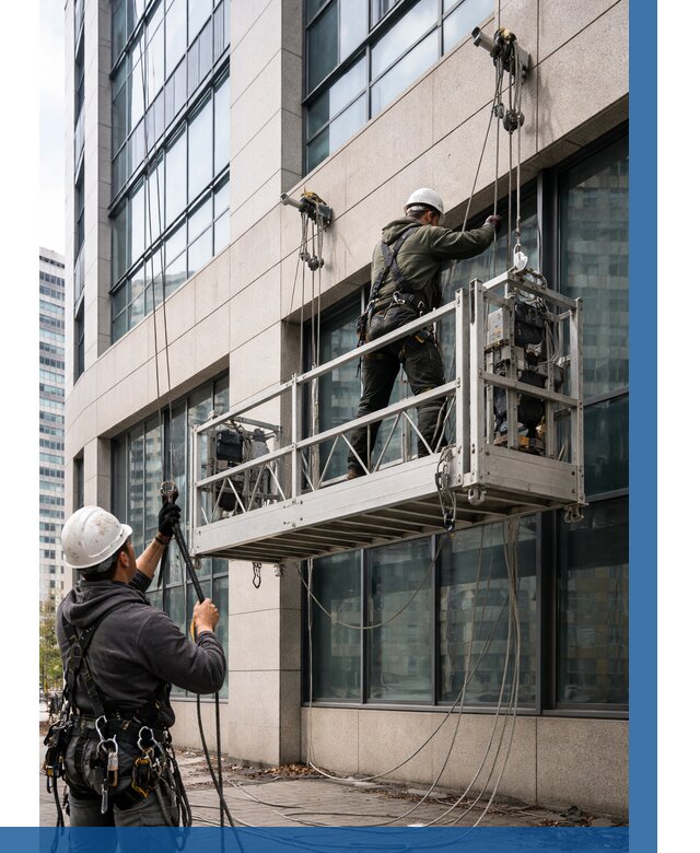 Монтаж и подъем фасадной люльки в Стрежевом от 12234 р. | ВЫСОТНИК-Стж
