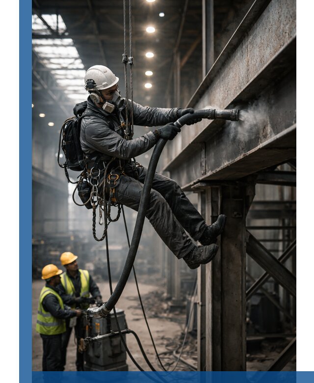 Обеспыливание конструкций в цехах промышленного производства в Стрежевом