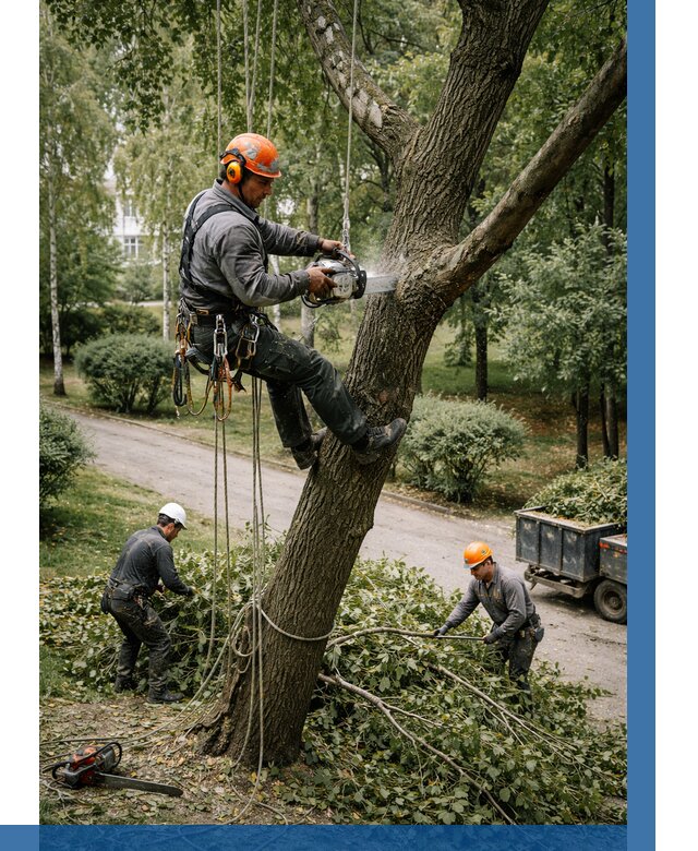 Кронирование деревьев в Стрежевом от 6627 р. | ВЫСОТНИК-Стж